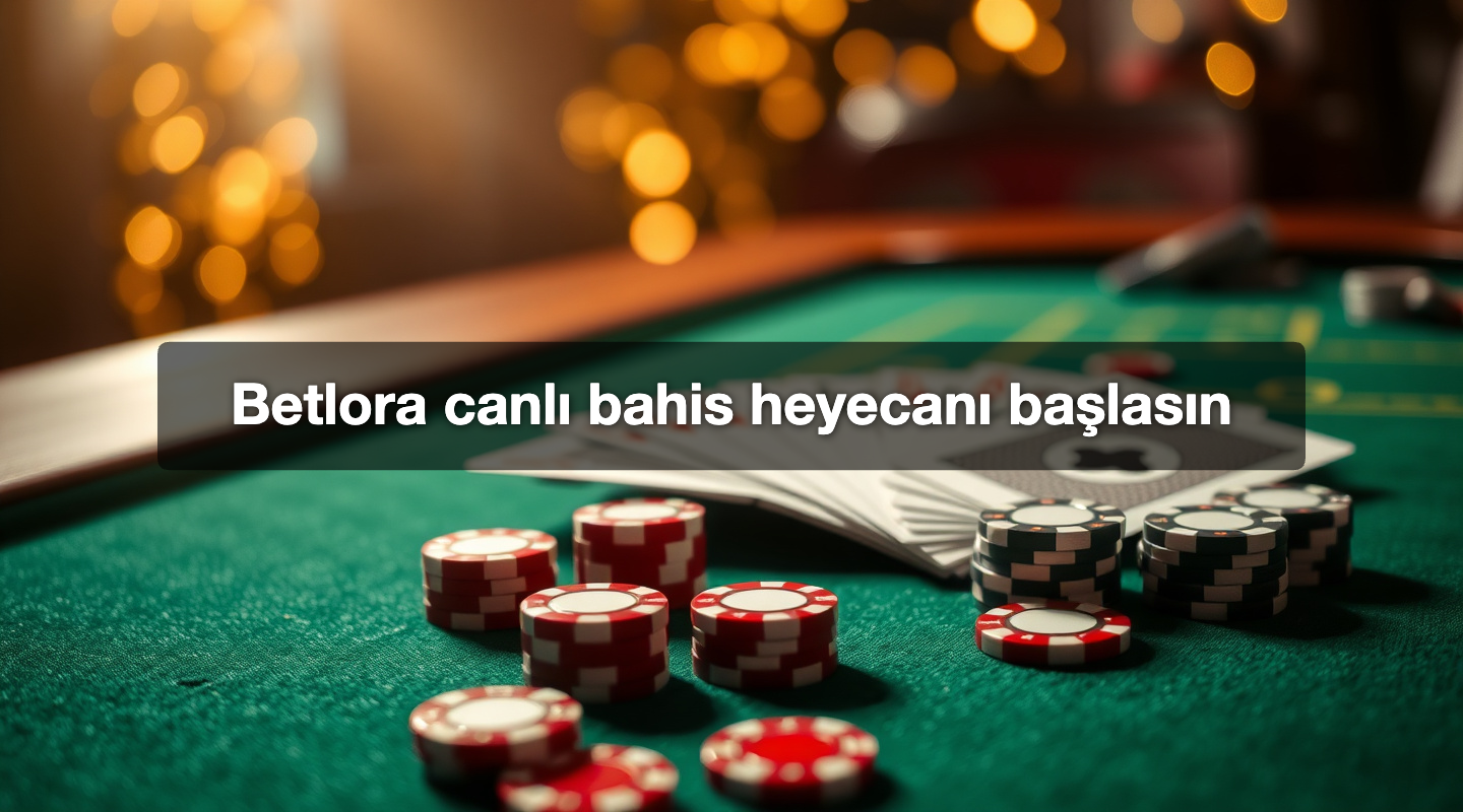 Betlora canlı bahis heyecanı başlasın